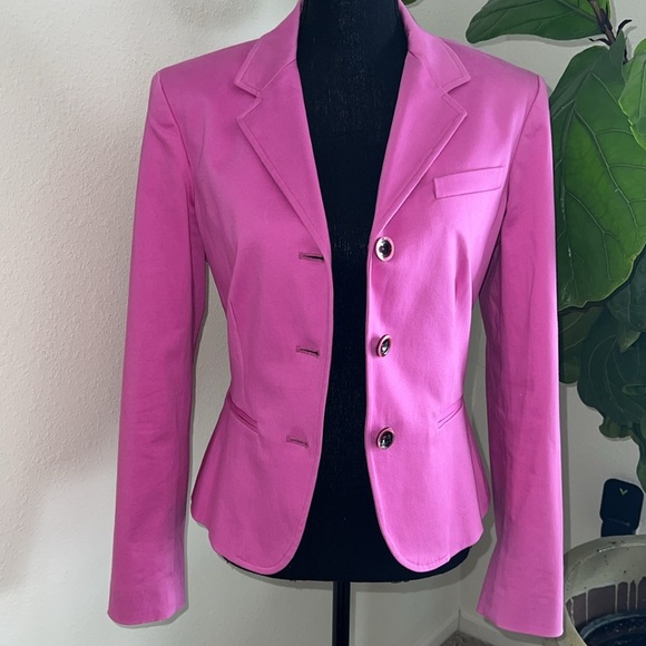Ralph Lauren Women’s Lavender Single Breast Fully Lined Blazer Jacket Size 10 - Picture 7 of 11